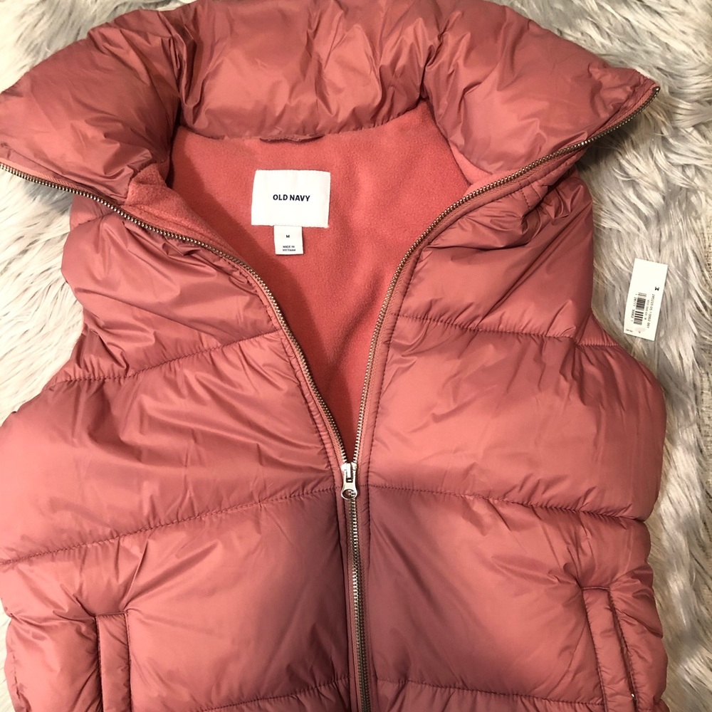 pink old navy vest